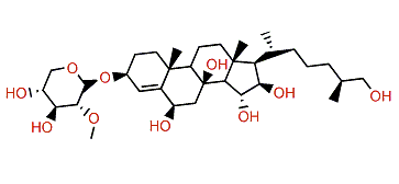 Echinasteroside C desulfated
